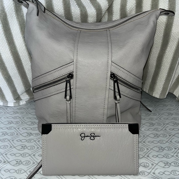 Beautiful Jessica Simpson Backpack and matching wallet. - Picture 1 of 7